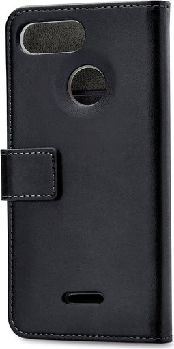 Mobilize Telefoonhoesje geschikt voor Xiaomi Redmi 6 Hoesje | Mobilize Classic Gelly Wallet Bookcase Portemonnee | Pasjeshouder voor 2 Pasjes | Telefoonhoesje voor Pinpas / OV Kaart / Rijbewijs - Zwart