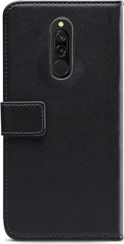Mobilize Telefoonhoesje geschikt voor Xiaomi Redmi 8 Hoesje | Mobilize Classic Gelly Wallet Bookcase Portemonnee | Pasjeshouder voor 2 Pasjes | Telefoonhoesje voor Pinpas / OV Kaart / Rijbewijs - Zwart