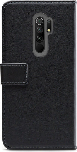 Mobilize Telefoonhoesje geschikt voor Xiaomi Redmi 9 Hoesje | Mobilize Classic Gelly Wallet Bookcase Portemonnee | Pasjeshouder voor 2 Pasjes | Telefoonhoesje voor Pinpas / OV Kaart / Rijbewijs - Zwart