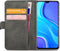 Mobilize Telefoonhoesje geschikt voor Xiaomi Redmi 9 Hoesje | Mobilize Classic Gelly Wallet Bookcase Portemonnee | Pasjeshouder voor 2 Pasjes | Telefoonhoesje voor Pinpas / OV Kaart / Rijbewijs - Zwart