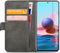 Mobilize Telefoonhoesje geschikt voor Xiaomi Redmi Note 10 4G Hoesje | Mobilize Classic Gelly Wallet Bookcase Portemonnee | Pasjeshouder voor 2 Pasjes | Telefoonhoesje voor Pinpas / OV Kaart / Rijbewijs - Zwart