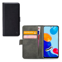 Mobilize Telefoonhoesje geschikt voor Xiaomi Redmi Note 11 4G Hoesje | Mobilize Classic Gelly Wallet Bookcase Portemonnee | Pasjeshouder voor 2 Pasjes | Telefoonhoesje voor Pinpas / OV Kaart / Rijbewijs - Zwart