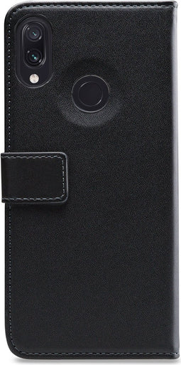 Mobilize Telefoonhoesje geschikt voor Xiaomi Redmi Note 7 Hoesje | Mobilize Classic Gelly Wallet Bookcase Portemonnee | Pasjeshouder voor 2 Pasjes | Telefoonhoesje voor Pinpas / OV Kaart / Rijbewijs - Zwart
