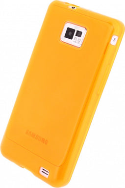 Mobilize TPU Case Deluxe Orange Transparant Samsung Galaxy SII I9100