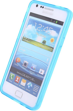 Mobilize TPU Case Deluxe Turquoise Transparant Samsung Galaxy SII I9100