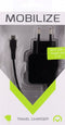 Mobilize Travel Charger Micro USB + USB 3100 mA Black