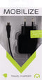 Mobilize Travel Charger Micro USB + USB 3100 mA Black