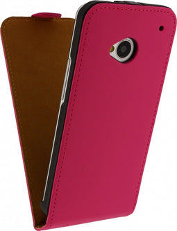 Mobilize Ultra Slim Flip Case HTC One Fuchsia