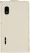 Mobilize Ultra Slim Flip Case LG Optimus L5 E610 White