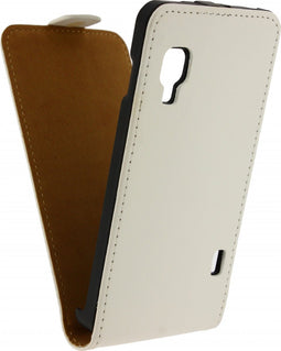 Mobilize Ultra Slim Flip Case LG Optimus L5 II E460 White