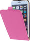 Mobilize Ultra Slim Flipcase Hoesje - Geschikt voor Apple iPhone 6/6s Plus - Gsm case - Roze