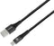 Mobilize USB-A naar Apple Lightning Kabel MFI 0.2 Meter - Zwart