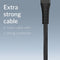 Mobilize USB-A naar Apple Lightning Kabel MFI 0.2 Meter - Zwart