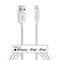 Mobilize USB-A naar Apple Lightning Kabel MFI 1 Meter - Wit