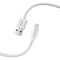 Mobilize USB-A naar Apple Lightning Kabel MFI 1 Meter - Wit