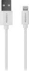 Mobilize USB-A naar Apple Lightning Kabel MFI 1 Meter - Wit