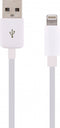Mobilize USB-A naar Apple Lightning Kabel MFI 1 Meter - Wit