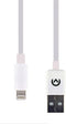 Mobilize USB-A naar Apple Lightning Kabel MFI 1 Meter - Wit