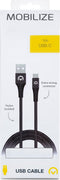 Mobilize USB-A naar USB-C Kabel 1 Meter - Zwart