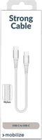Mobilize USB-C naar USB-C Kabel 0.2 Meter - Wit