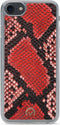 Mobilize Velvet Clutch Apple iPhone SE 2020 / 8 / 7 Hoesje Red Snake