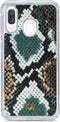 Mobilize Velvet Clutch for Samsung Galaxy A40 Green Snake