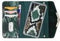 Mobilize Velvet Clutch for Samsung Galaxy A50 Green Snake