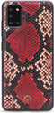 Mobilize Velvet Clutch Samsung Galaxy A31 Hoesje Red Snake