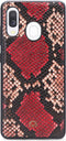 Mobilize Velvet Clutch Samsung Galaxy A40 Hoesje Red Snake