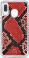 Mobilize Velvet Clutch Samsung Galaxy A40 Hoesje Red Snake