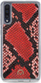 Mobilize Velvet Clutch Samsung Galaxy A50 Hoesje Red Snake