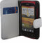 Mobilize Wallet Book Case HTC Desire C White