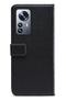 Mobilize - Xiaomi 12 Pro Hoesje - Classic Gelly Wallet Book Case Zwart
