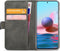Mobilize - Xiaomi Redmi Note 10 5G Hoesje - Classic Gelly Wallet Book Case Zwart