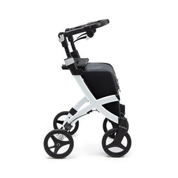 Mobio Rollz Flex rollator met grote tas Standaard / Wit