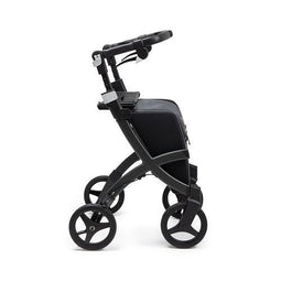 Mobio Rollz Flex rollator met grote tas Standaard / Zwart