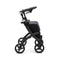 Mobio Rollz Flex rollator met grote tas Standaard / Zwart