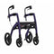 Mobio Rollz Motion: Rollator én Rolstoel Dark Purple
