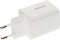 Mobiparts - 45Watt Universele GaN QC Snellader 45W - 2 Poorten (USB-C & USB-A) - GaN Technologie - PD 3.0 - Geschikt voor o.a. Tablets, Apple iPhone en Samsung Smartphones