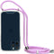 Mobiparts Apple iPhone 12/12 Pro Roze/Paars/Violet Cord hoesje