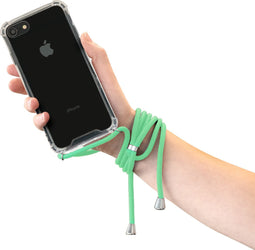 Mobiparts Apple iPhone 7/8/SE (2020/2022) Groen Cord hoesje