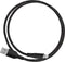 Mobiparts Apple Lightning to USB Braided Kabel 2A 1m - Zwart