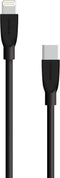 Mobiparts Apple Lightning to USB-C Kabel 2A 1m - Zwart