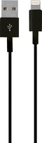 Mobiparts Apple Lightning to USB Kabel 2.4A 1m - Zwart
