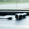 Mobiparts Car Charger Dual USB-A en USB-C 12W/2.4A - Zwart