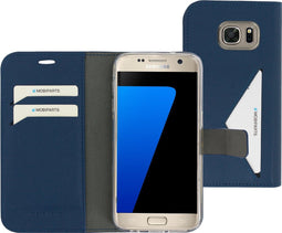 Mobiparts Classic Wallet Case Samsung Galaxy S7 - Blauw