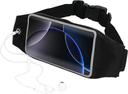 Mobiparts Comfort Fit Sport Belt geschikt voor Apple iPhone 16 Pro Max - Zwart