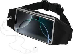 Mobiparts Comfort Fit Sport Belt geschikt voor Apple iPhone 16 Pro - Zwart