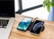 Mobiparts Dual Fast Wireless Charging Pad - Zwart