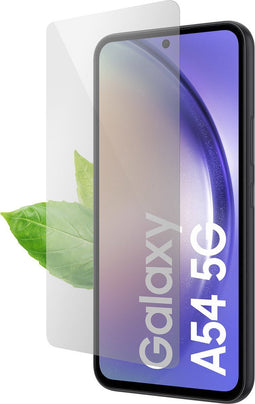 Mobiparts Eco Screenprotector geschikt voor Samsung Galaxy A54 - Gerecycled Gehard Glas - Anti-bacterieel
